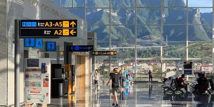 Zhangjiajie international airport terminal 2