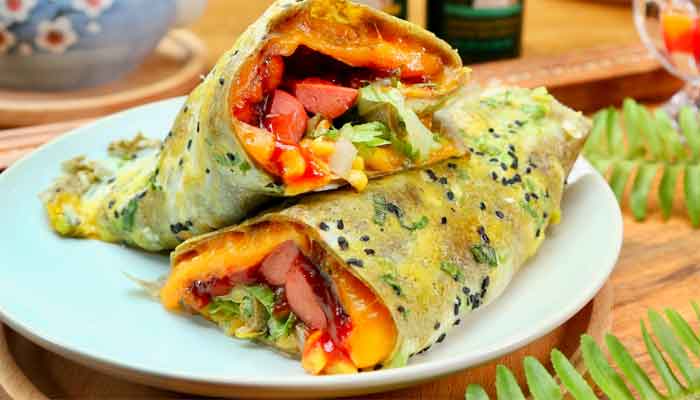 Bánh kếp Jianbing (Chinese Crepe)