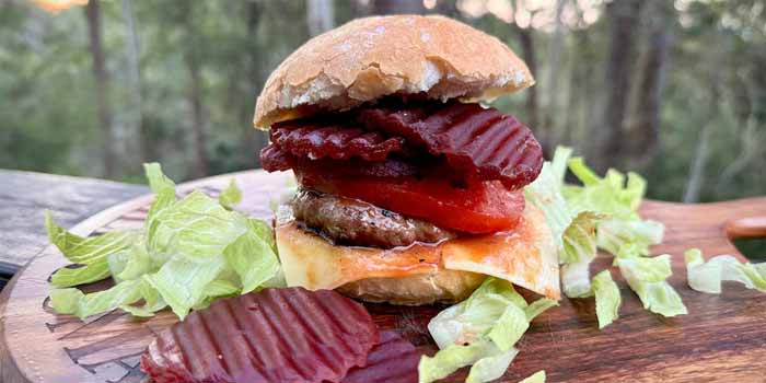 Hamburger củ dền