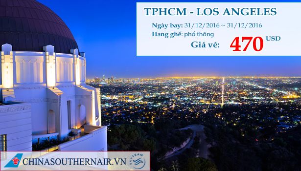 TPHCM đi Los Angeles khứ hồi chỉ từ 470 USD