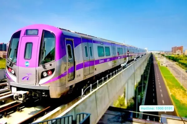 Tàu điện MRT Airport Express từ sân bay Đài Bắc về trung tâm