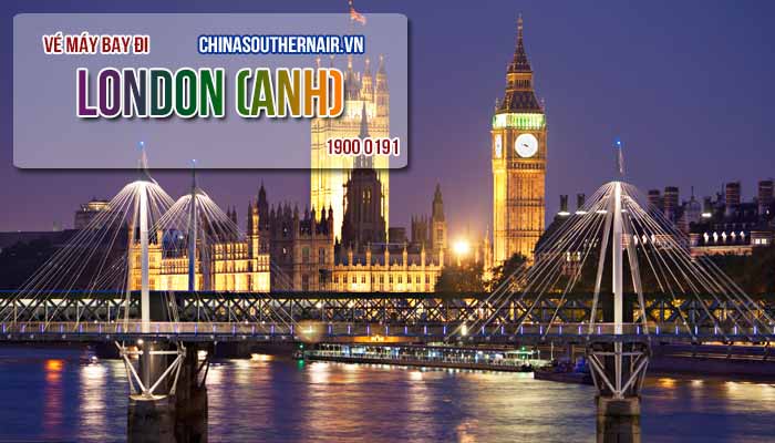 Vé máy bay đi London, Anh giá rẻ