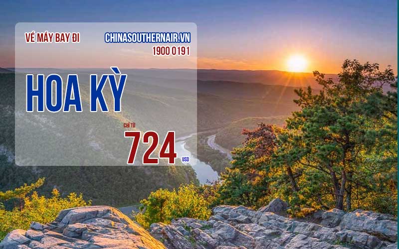 Vé máy bay đi Mỹ giá rẻ