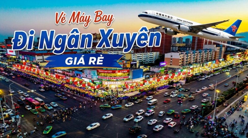 Vé máy bay đi Ngân Xuyên