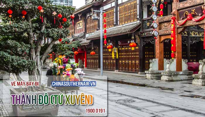 Vé máy bay đi Thành Đô, Tứ Xuyên giá rẻ