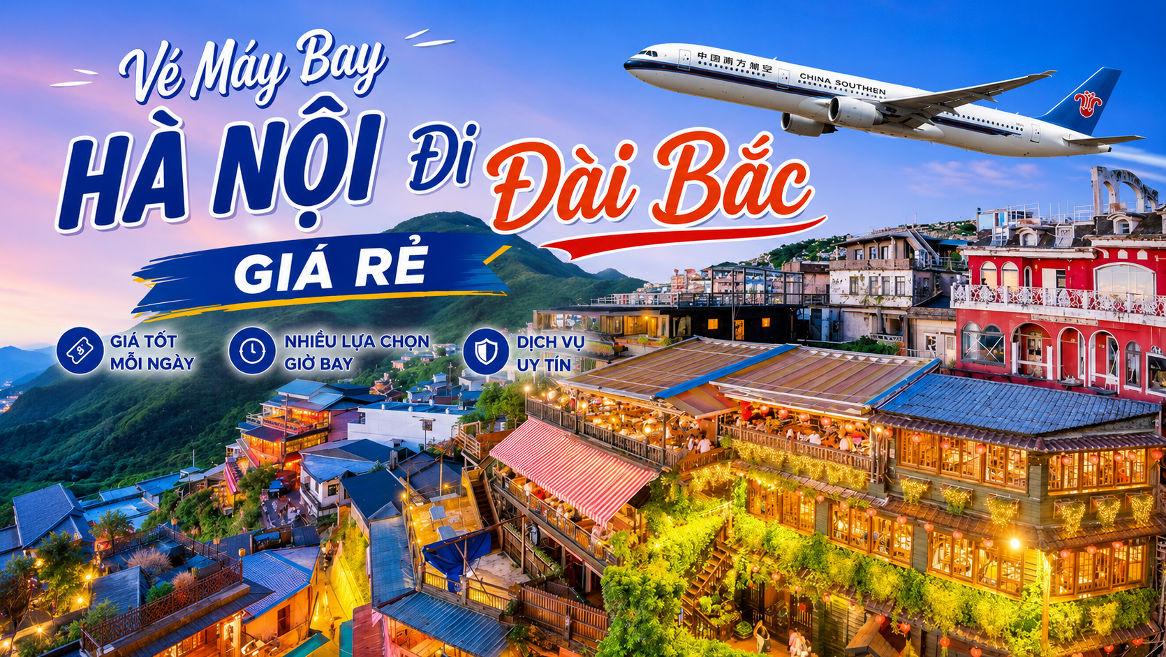 Vé máy bay Hà Nội đi Đài Bắc