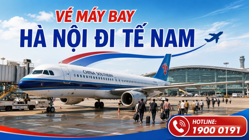 VÉ MÁY BAY HÀ NỘI ĐI TẾ NAM