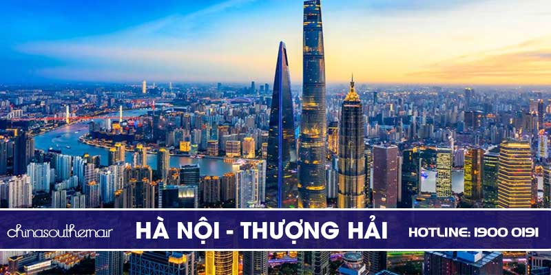 Vé máy bay Hà Nội đi Thượng Hải