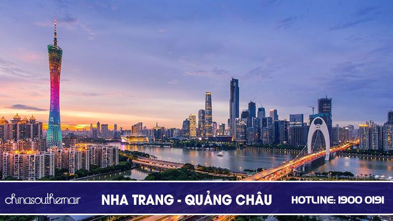 Vé máy bay Nha Trang – Quảng Châu China Southern mới nhất 2026