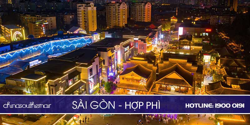 Vé máy bay Sài Gòn đi Hợp Phì