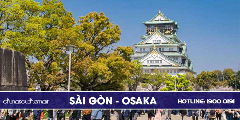 Vé máy bay Sài Gòn đi Osaka