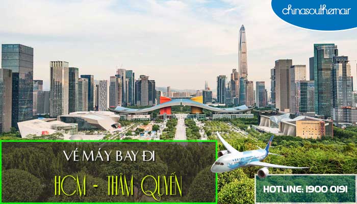 Vé máy bay Sài Gòn đi Thâm Quyến giá rẻ
