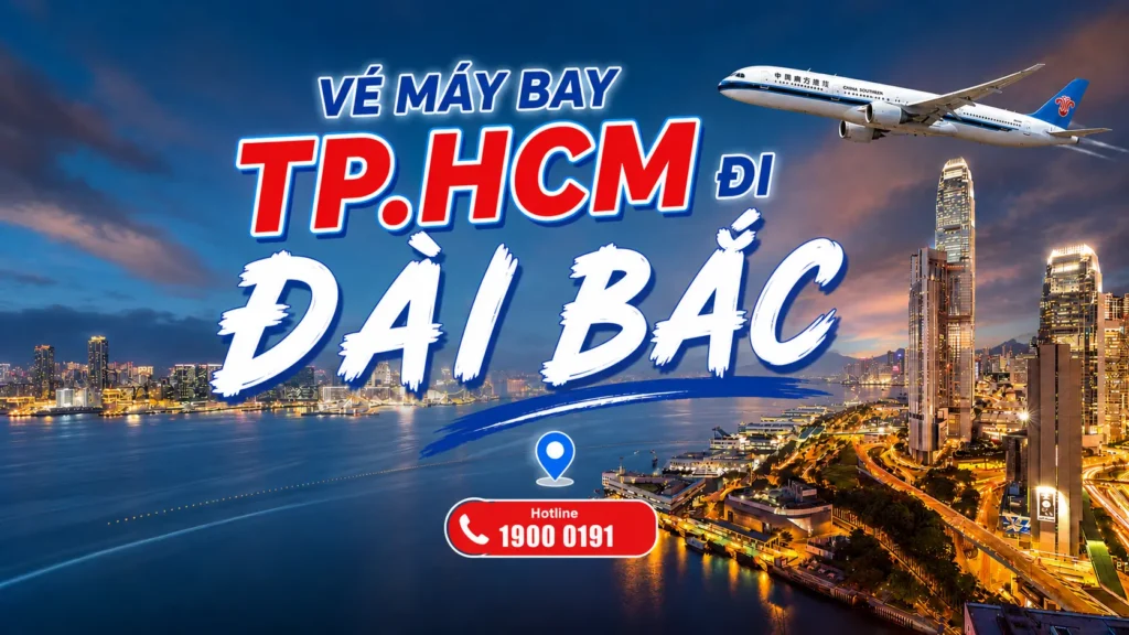 Vé máy bay TP.HCM đi Đài Bắc