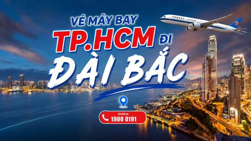 Vé máy bay TP.HCM đi Đài Bắc