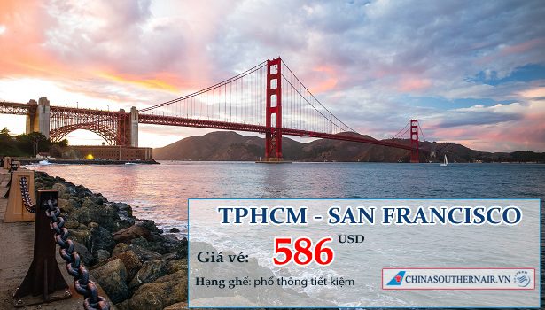 Vé máy bay từ TPHCM đi San Francisco